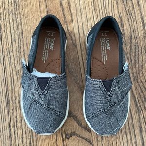 Toms Alpargata Black Cotton Twill New